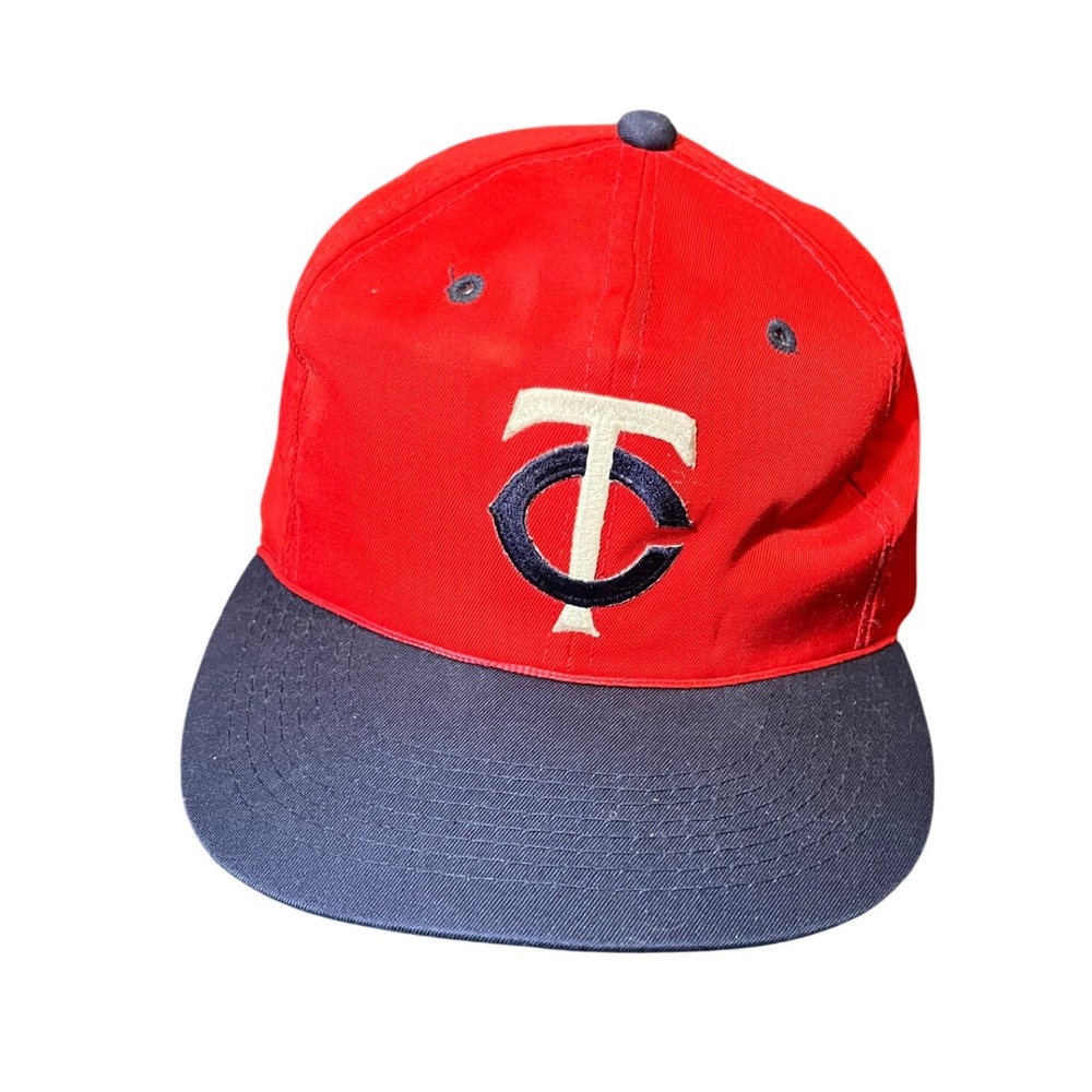Sports Specialties Minnesota Twins Hat Mens OSFM Red Blue‎ Vintage MLB Snapback